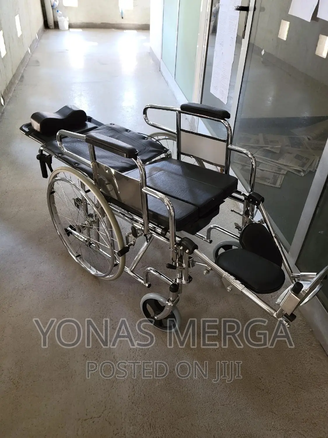 Toilet Wheelchair| Commode Wheelchair |ክብደት የለዉም_wheelchair