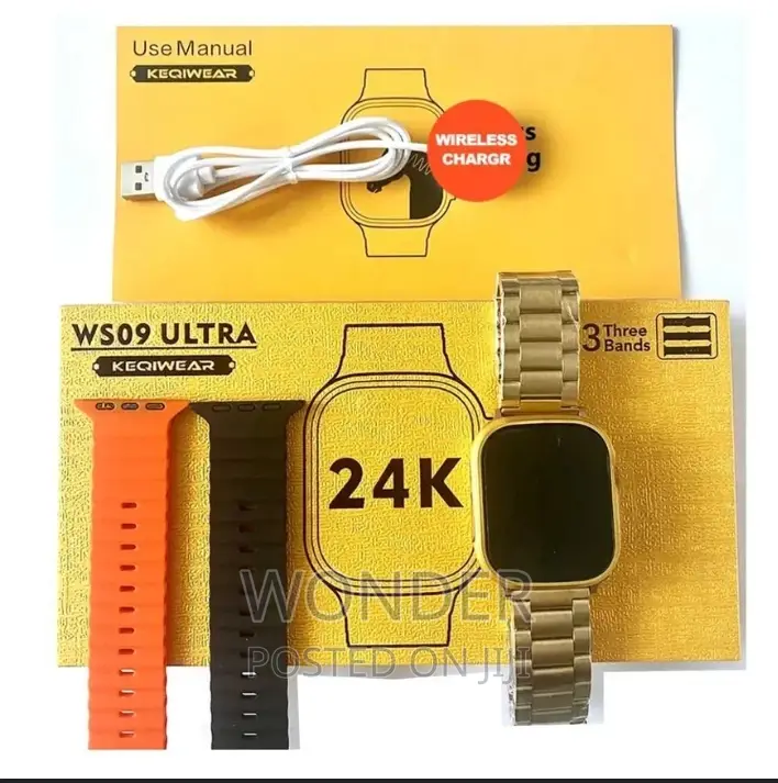 WS09 Ultra Smart Watch 49mm 2.05 Inch With 3 Straps