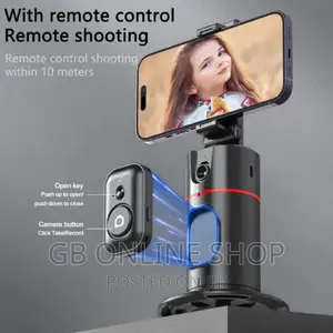 2023 New P02 AI Recognition 360° Camera Phone Holder Gimbal