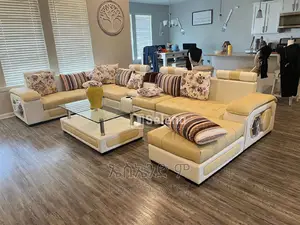U Shaped Sofa With Table