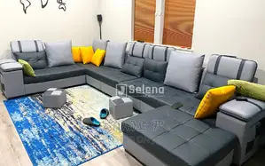 U Shaped Sofa Full Leather