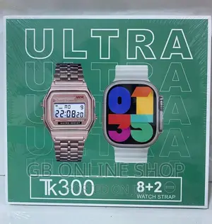 TK300 Ultra Smart Watch With 8 Straps+1 Luxury Digital Watch