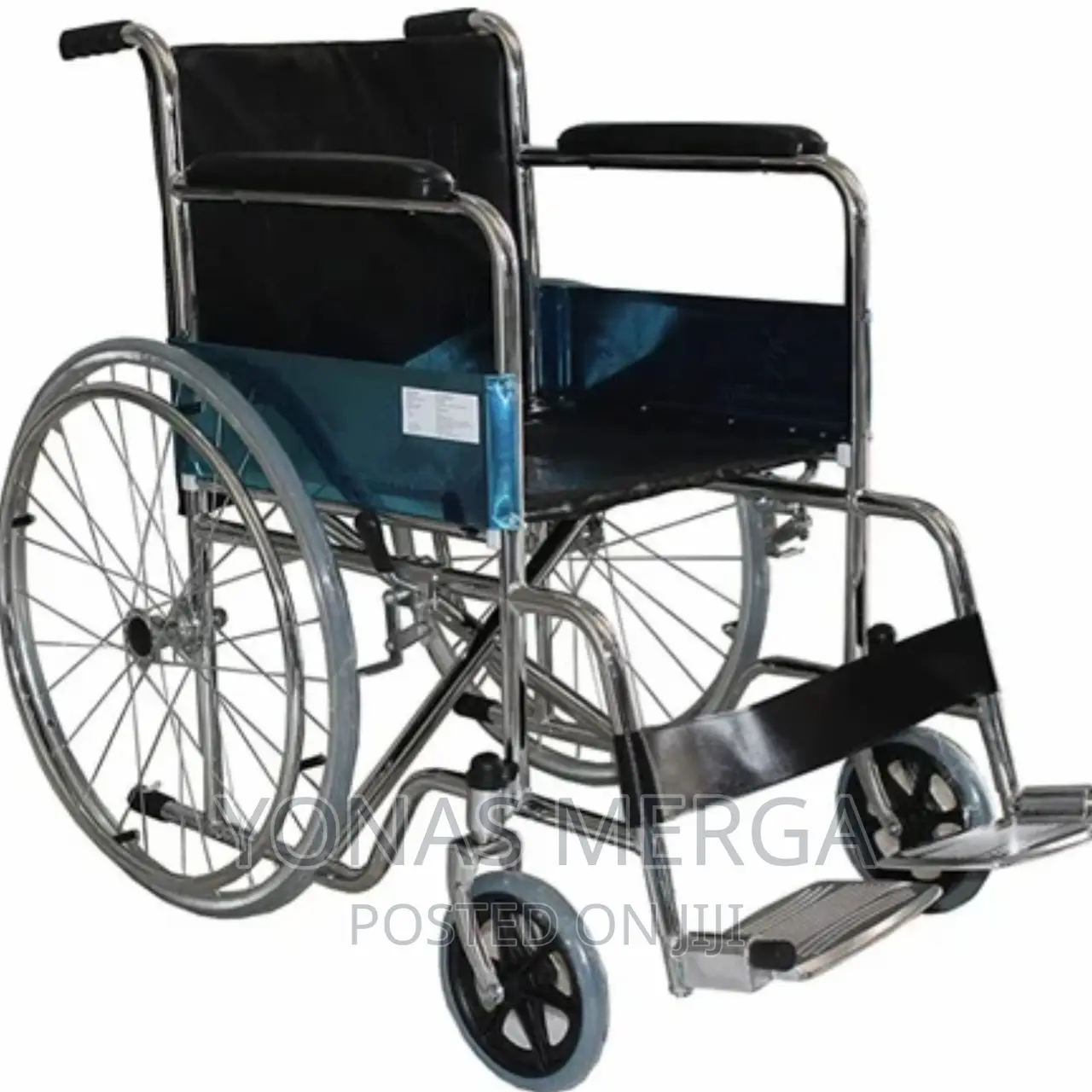 Wheelchair_wc43_150 Kg Stainless Steel Folding Wheel Chair