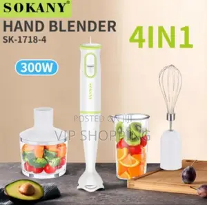 Sokany 4 in 1 Hand Blender Best for Baby Food