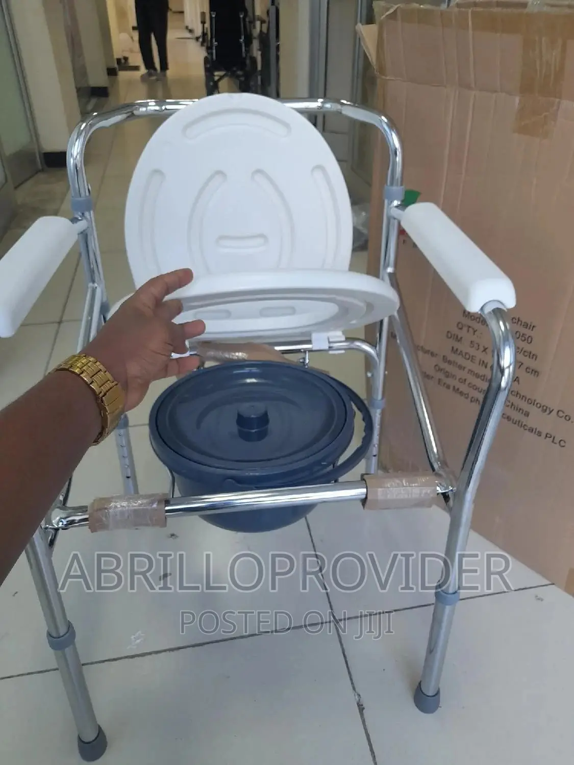 Commode Chair=Folding Chair=Commode Chair-Toilet Chair*Pack