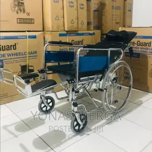 Wheelchair | Reinforced Steel Frame Solid Rubber Tyres/ኳሊቲ