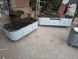 Epoxy Table and Tv Stand