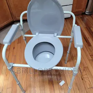 Commode Chair=Toilet Seat Chair~Folding Chair-Commode Chair