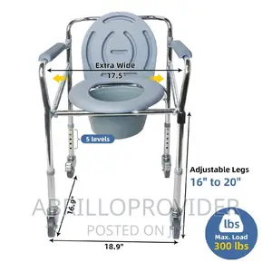 Commode Chair With Wheels,Portable Toilets|Shower Chair