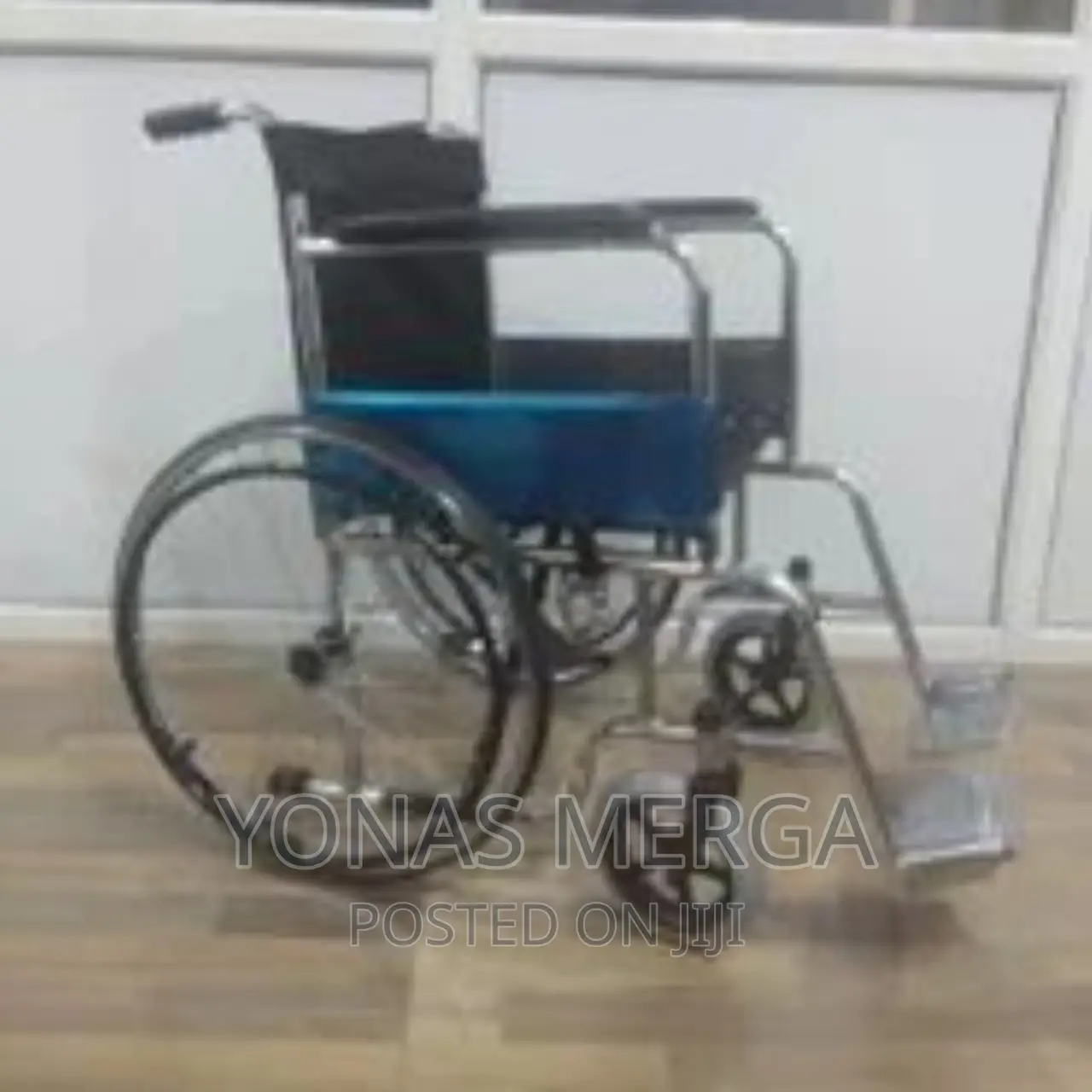 Wheelchair Chrome Fixed K-Care Manual Wheelchair,Upto 250lbs
