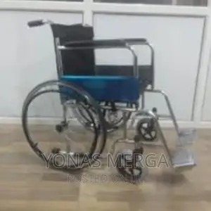 Wheelchair Chrome Fixed K-Care Manual Wheelchair,Upto 250lbs