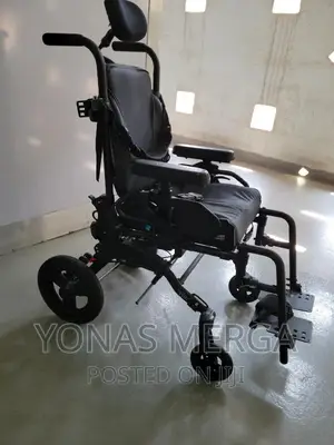 Child Wheelchair the Seat Backrest Are Made of Soft Material