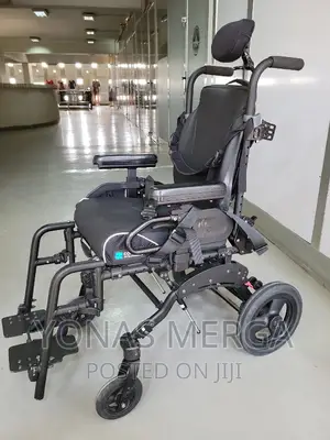 Child Wheelchair the Seat Backrest Are Made of Soft Material