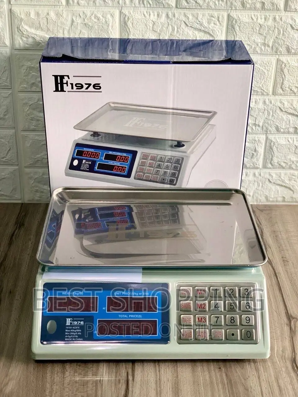 Price Computing Digital Scale Orginal Ff 1976
