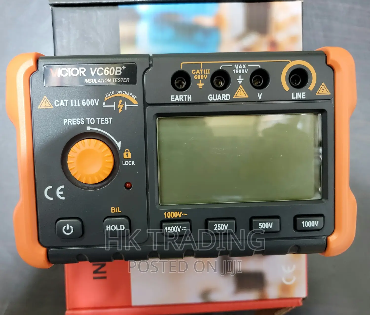 New Insulation Tester 1500v Megger Tester Dc Ac 5000m Ohm