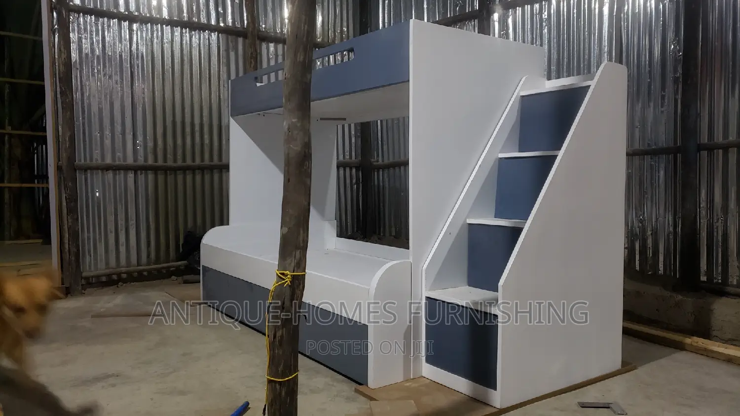 Kids Bunk Bed With Extra Drawer And Open Shelf
