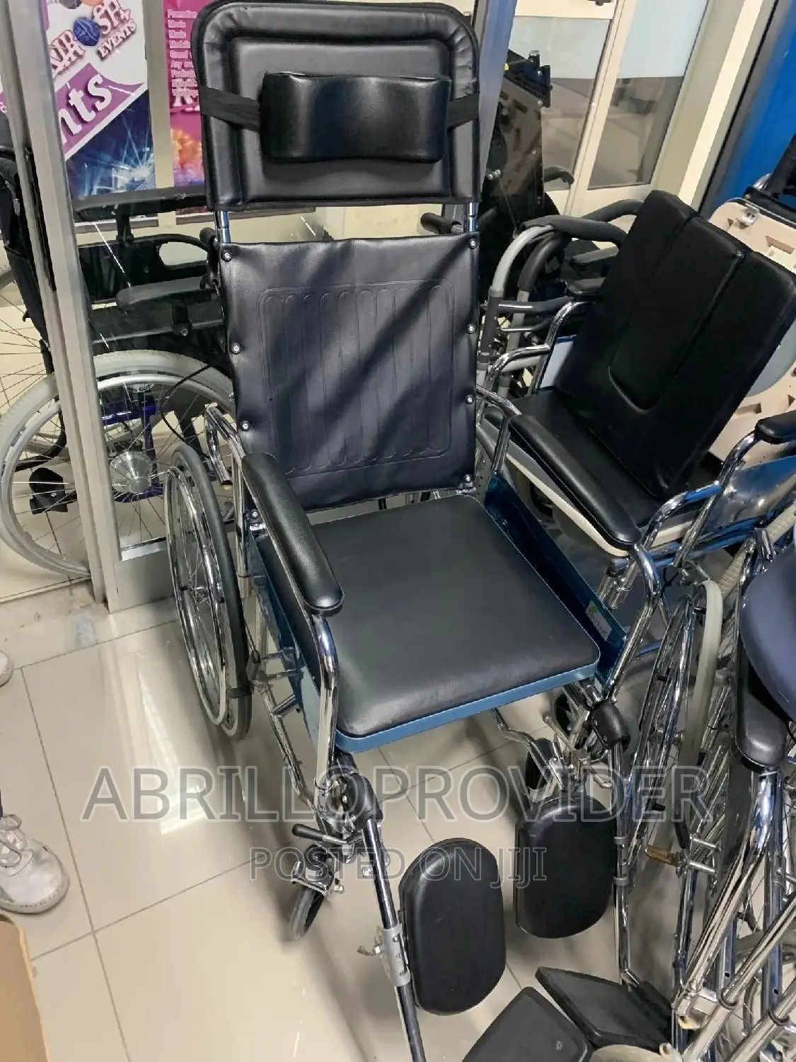 Used Reclining Commode Wheelchair=Wheelchair=Wheelchair=