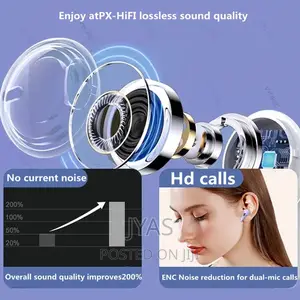 Air Pro 6 TWS Wireless Headphone White and Black