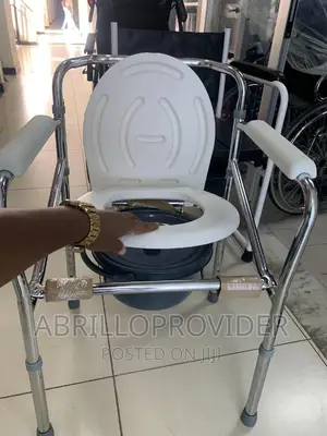 የሚነቃቀል Commode Chair-Elderly Seat Chair=Commode Chair-Toilet