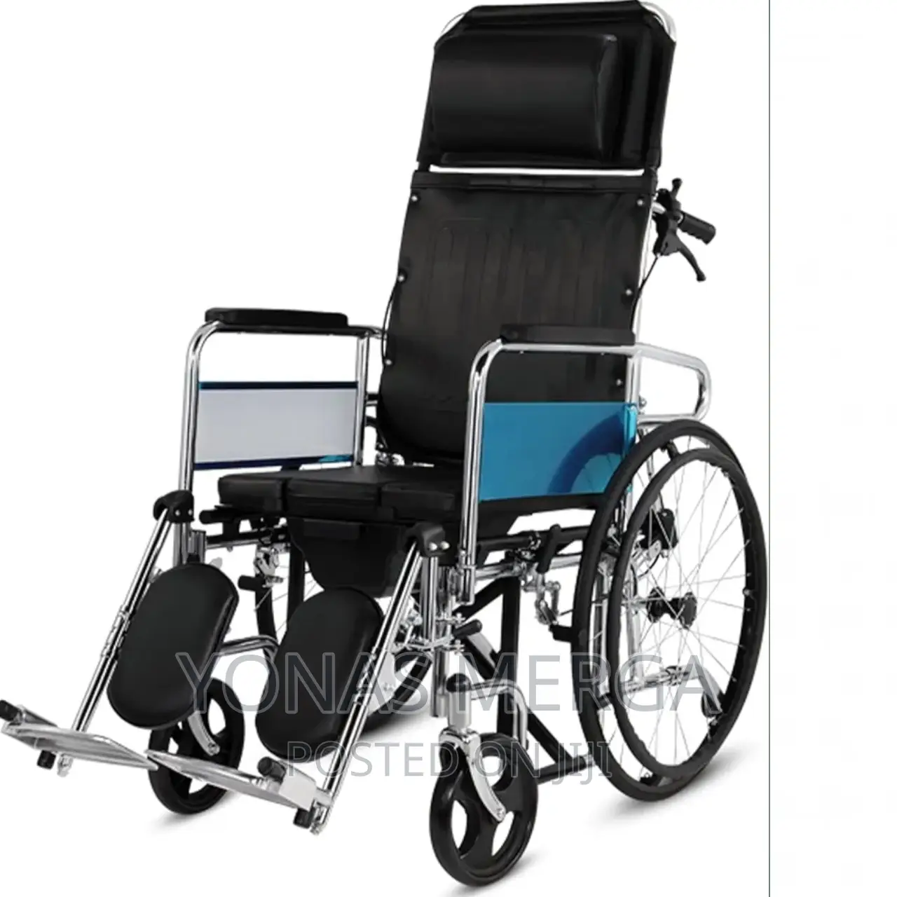 Wheelchair 180 Degree Reclining Facility,Footrest Flip_up