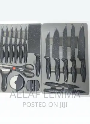 18pcs Stainless Steel Knife Set