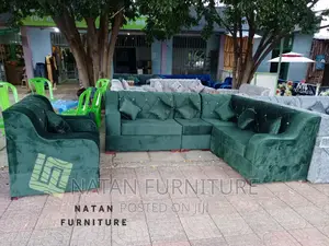 Hd Maleda Sofa L Shape Made of Wooden Material and Withe High Quality
