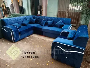 L Model Shaped Corner Sofa Made of Wooden Material With Good Quality
