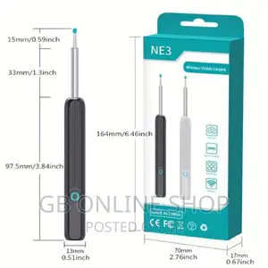 Earpick NE3 Rechargeable Ear Wax Removal Tool With Camera