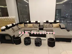 U Shaped Sofa With Table