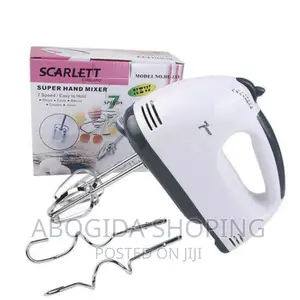 Scarlett Hand Mixer የእንቁላልና ሊጥ መምቻ