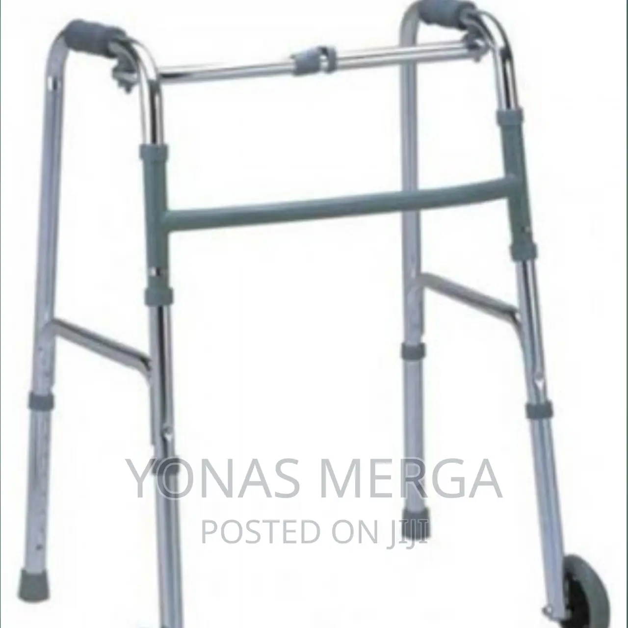Adjustable Folding Walking Frame With Wheels Upright Walkers