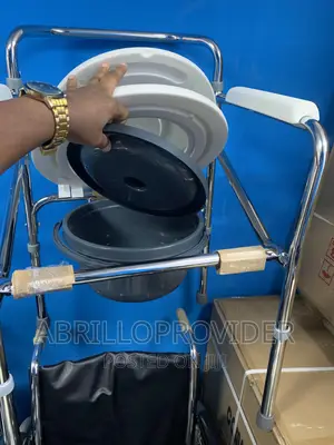 Bedside Commode Chair, Portable Toilet, 350 Pound Weight Cap