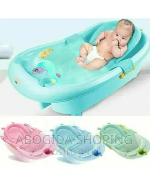 Newborn Baby Bath Support Net Color: Blue, Pink, Green