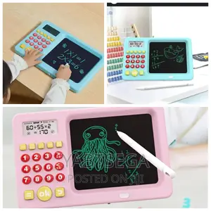 Kids Calculator and LCD Drawing Board
