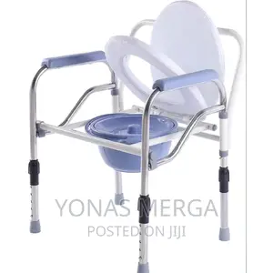 Popo GFRGFH Folding Commode Chair Portable Secure Stainless