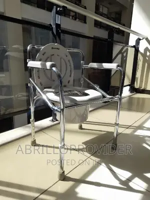 150kg Capacity Loading Commode Chair/Folding Chair