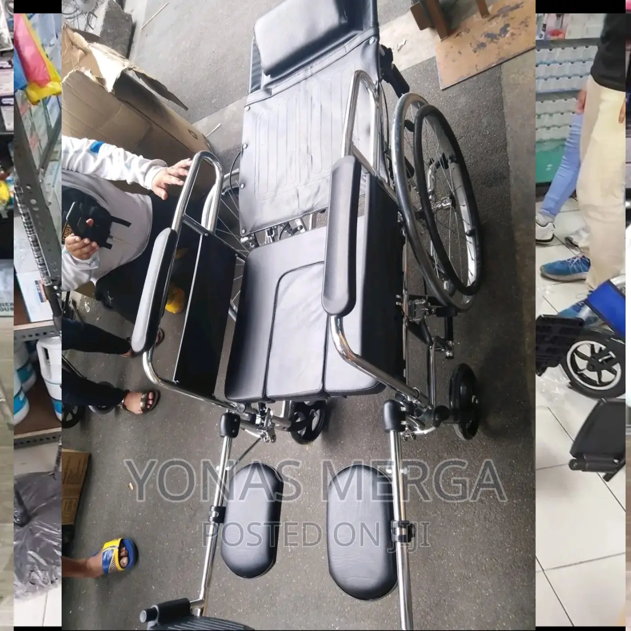 Bed Wheelchair More Spacious That Gives Comfort to Patient
