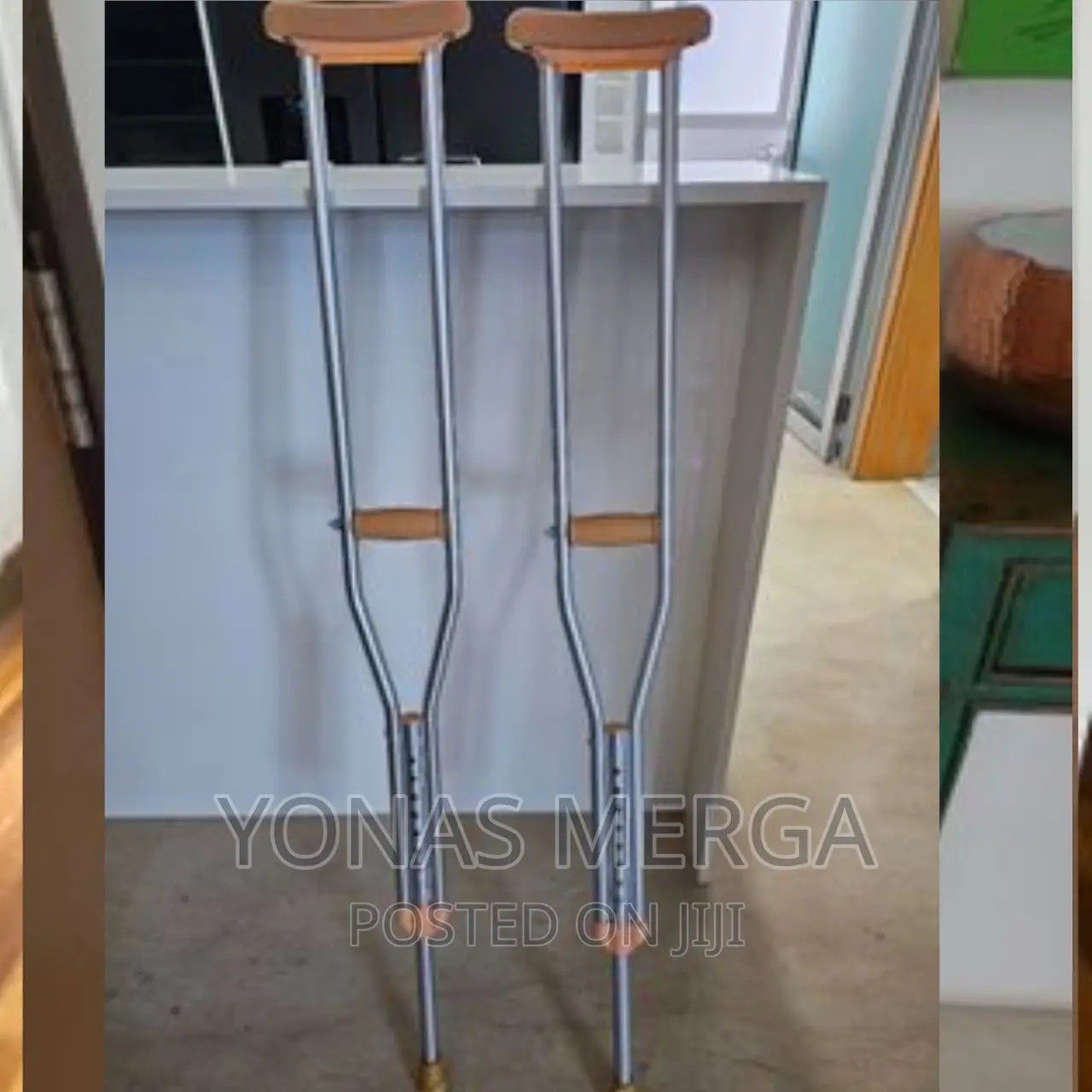 Underarm Crutches People With Disability or Injury