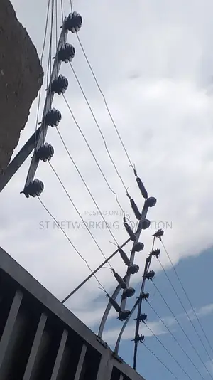 Danger Fence and CCTV Security Camera