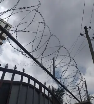 Danger Fence and CCTV Security Camera