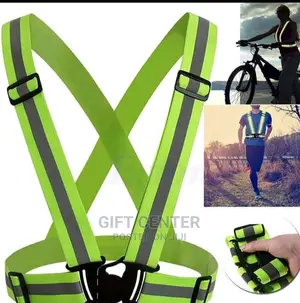 Safety Reflective Adjustable Vest Belt High Visibility Gear