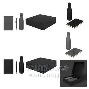 Giftology Set of Stainless Bottle, Notebook and Pen