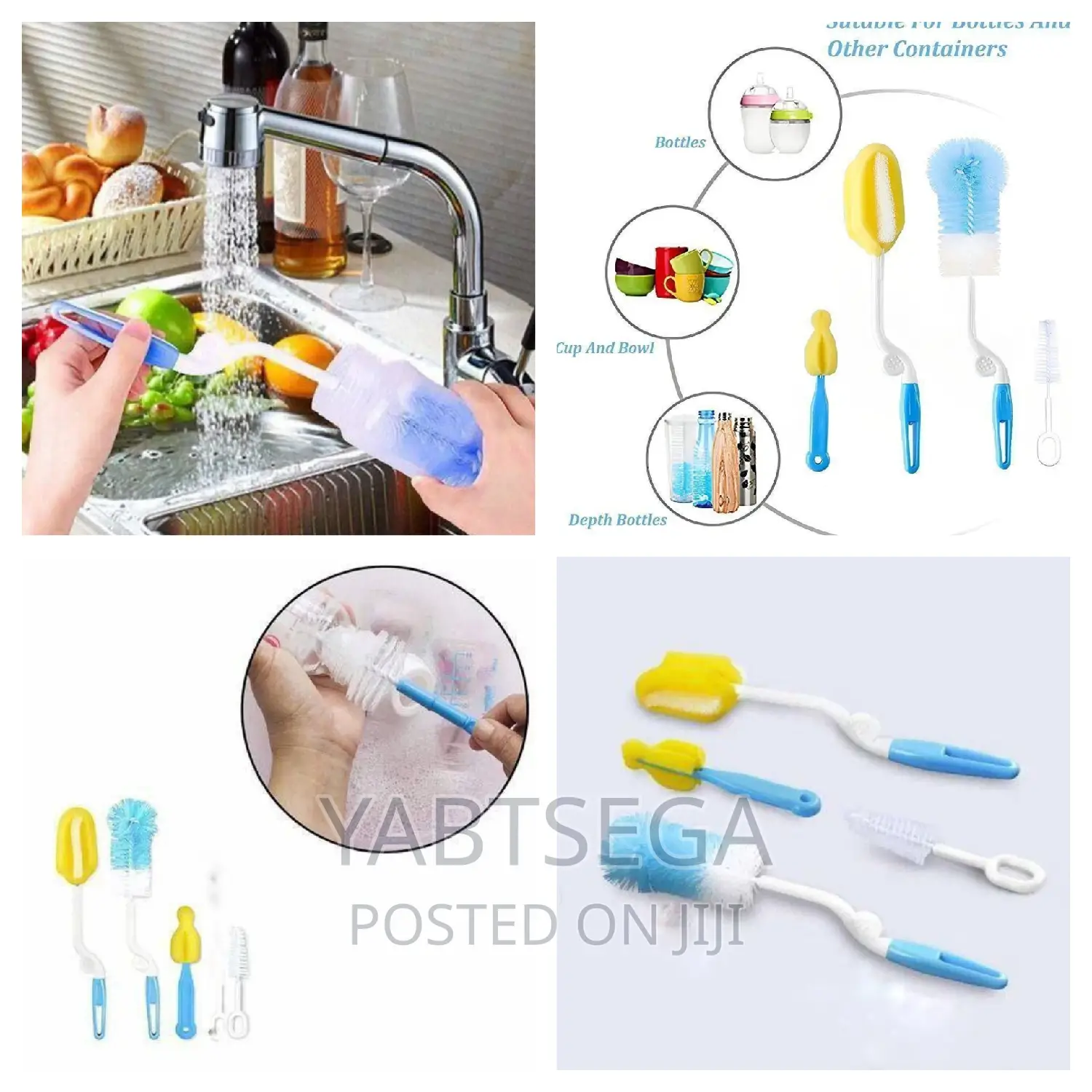 Bottle Brush Set(4 in 1)
ጡጦ ማጠቢያ ብሩሽ