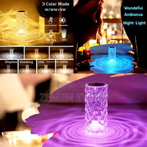 Luxurious Touch Crystal Table Lamp የቤታችንን ውበት የሚያደምቅ