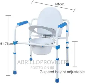 Adjustable Height Shower Toilet Chair, Bathroom Safety