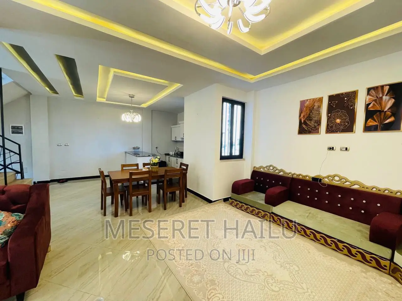 Furnished 7bdrm House in Gerji, Bole for rent