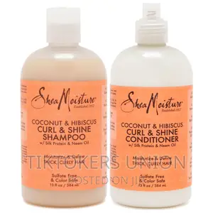 Shea Moisture Curl and Shine Shampoo and Conditioner
