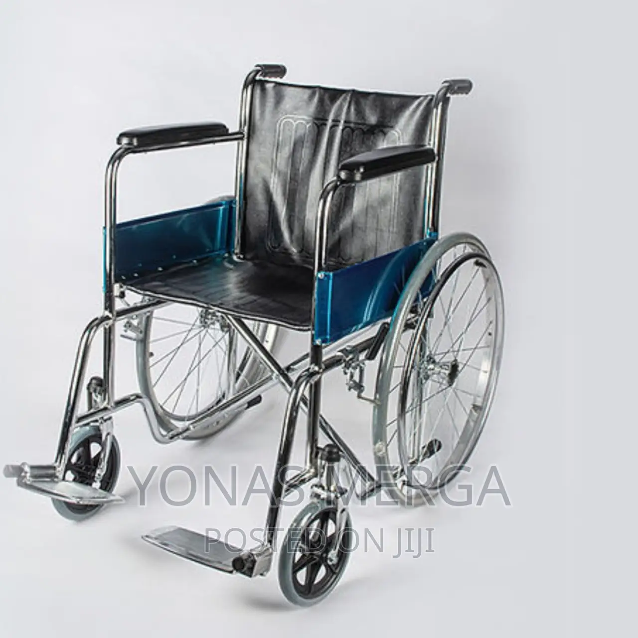 Wheelchair Manual Self-Style, Aluminum Alloy Portable Fold