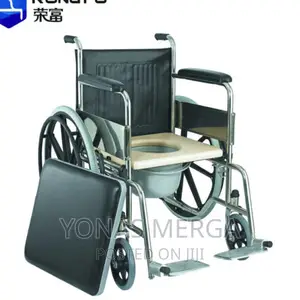 Toilet Wheelchair Manual Wheel Chair Mm5010