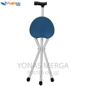 GUAIZ Hiking Cane Folding Seat Stool Foldable Chair